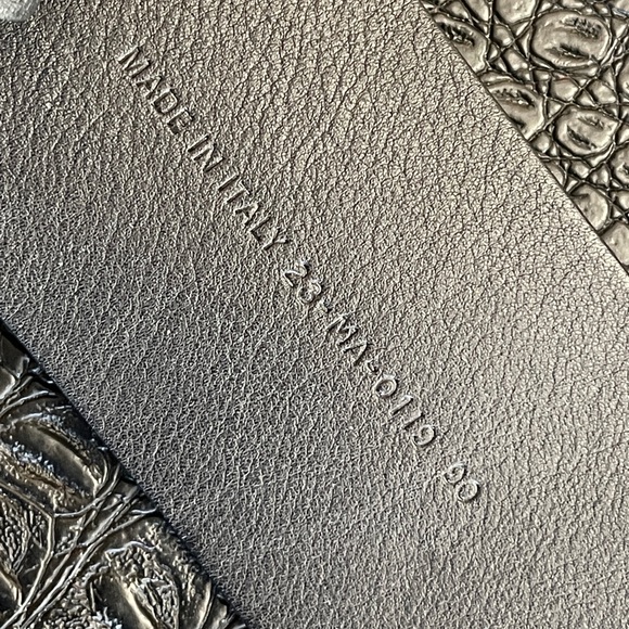 DIOR QUAKE BELT Size 90 Cristian Dior Black Smooth Calfskin Leather 55M - Picture 6 of 7